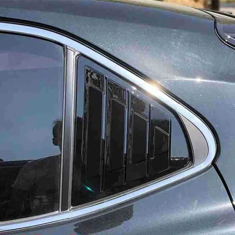 For Toyota Camry Sedan 2018 2019 2020 2021 2022 2023 Car Rear Louver Window Side Shutter Cover Trim Sticker Vent Scoop ABS Auto Quake