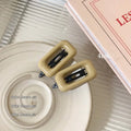 2Pcs Mini BB Hair Clips Small Rectangular Hairpins Simple Style Side Clips Barrettes for Girl Hair Accessories New Headwear Quake White
