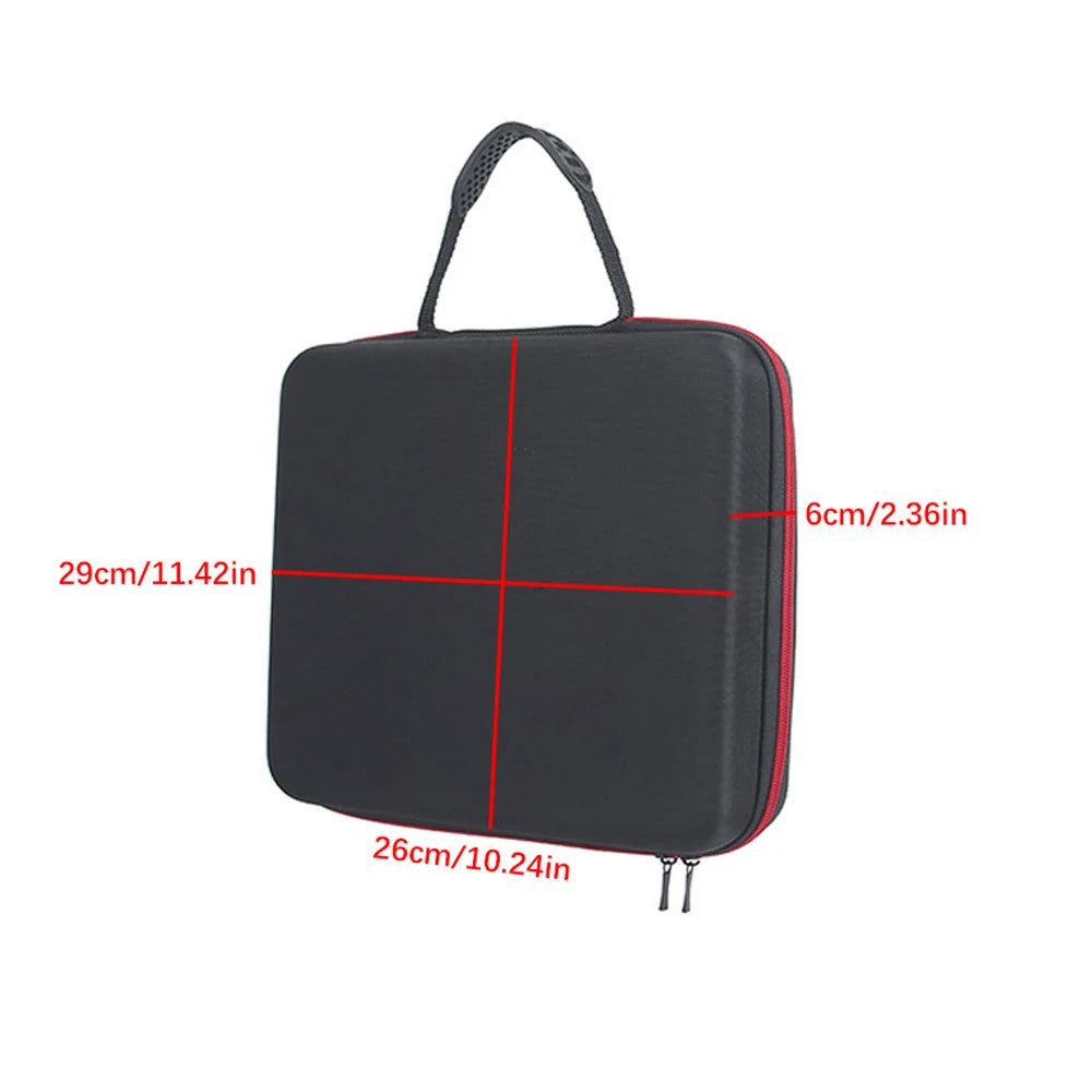 Portable One-to-four Wireless Microphones Storage Box Microphoned Carry Case EVA Bag with Zipper Shock-proof Waterproof Quake