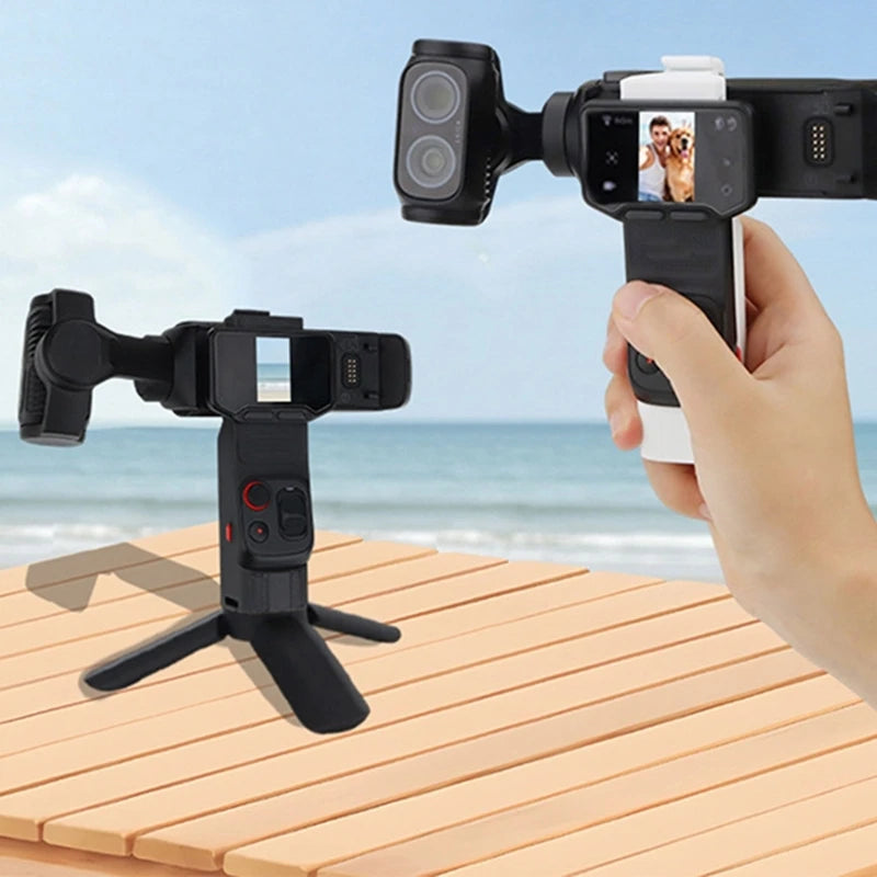 Vertical Video Camera Mount with Contact and Thread Port for Travel Recording, Live Use, and Vlog Workflows K1KF Quake