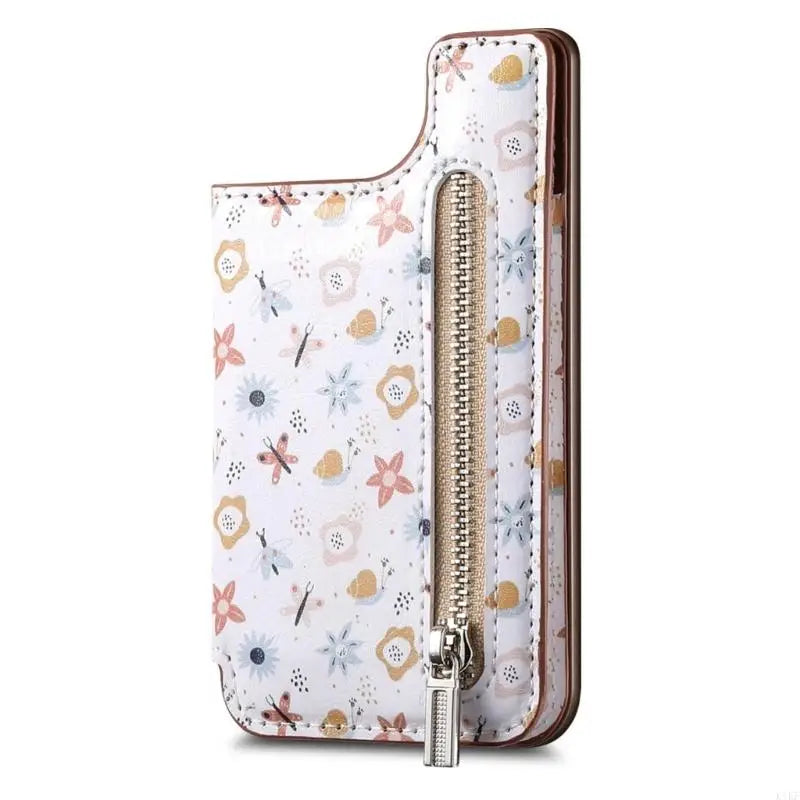 Small Phone Card Wallet with Shielding & Foldable Media Stand Multifunction PU Mobile Card Holder for Convenience K1KF Quake Yellow China Mainland