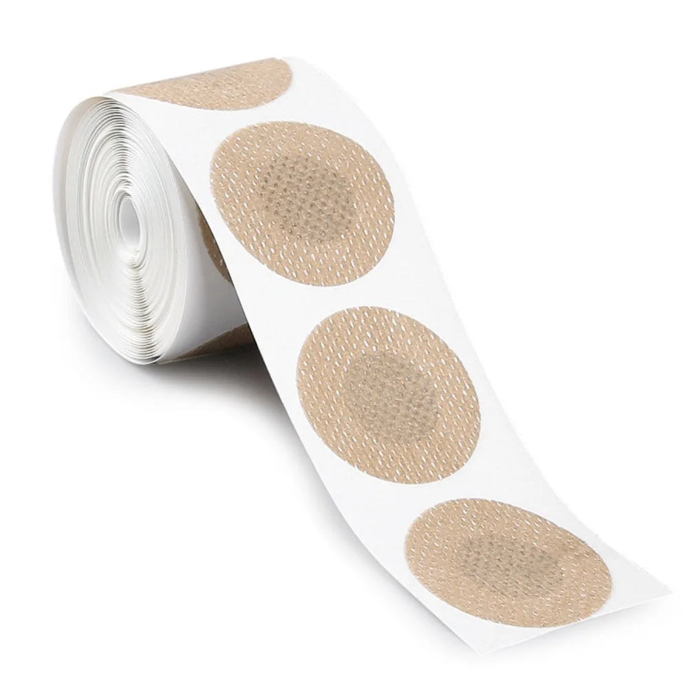 100pcs Traceless Men Nipple Cover Waterproof Breathable Chest Sticker Sweatproof Reusable Nipple Stickers Daily Use Quake Beige One Size