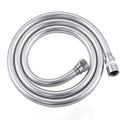 Bathroom Explosion-proof Extension Pipe Handheld Shower Head Hose Water Tube Faucet Hose PVC Quake Silver 1.5m