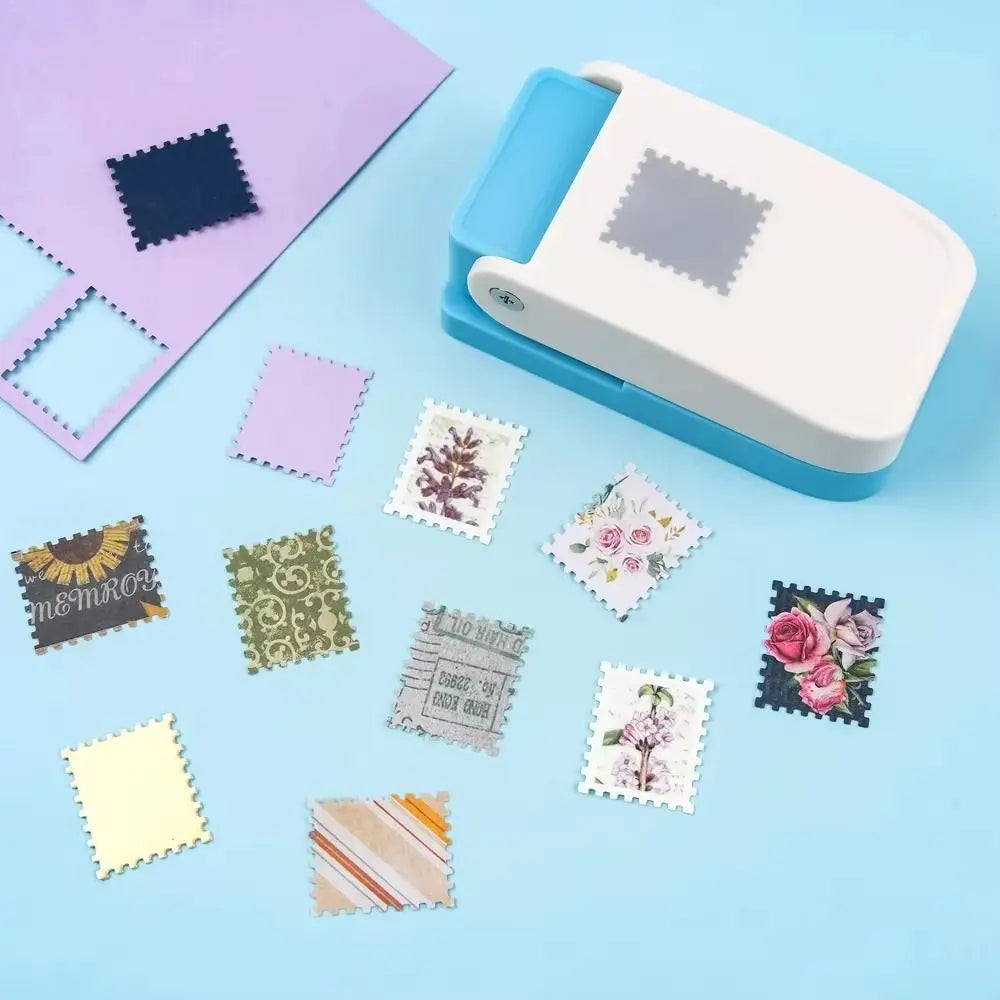 DIY Crafts Stamp Border Punch Embosser Handmade Stamp Shape Punch Labor-saving Exquisite Stamp Embossing Machine Quake