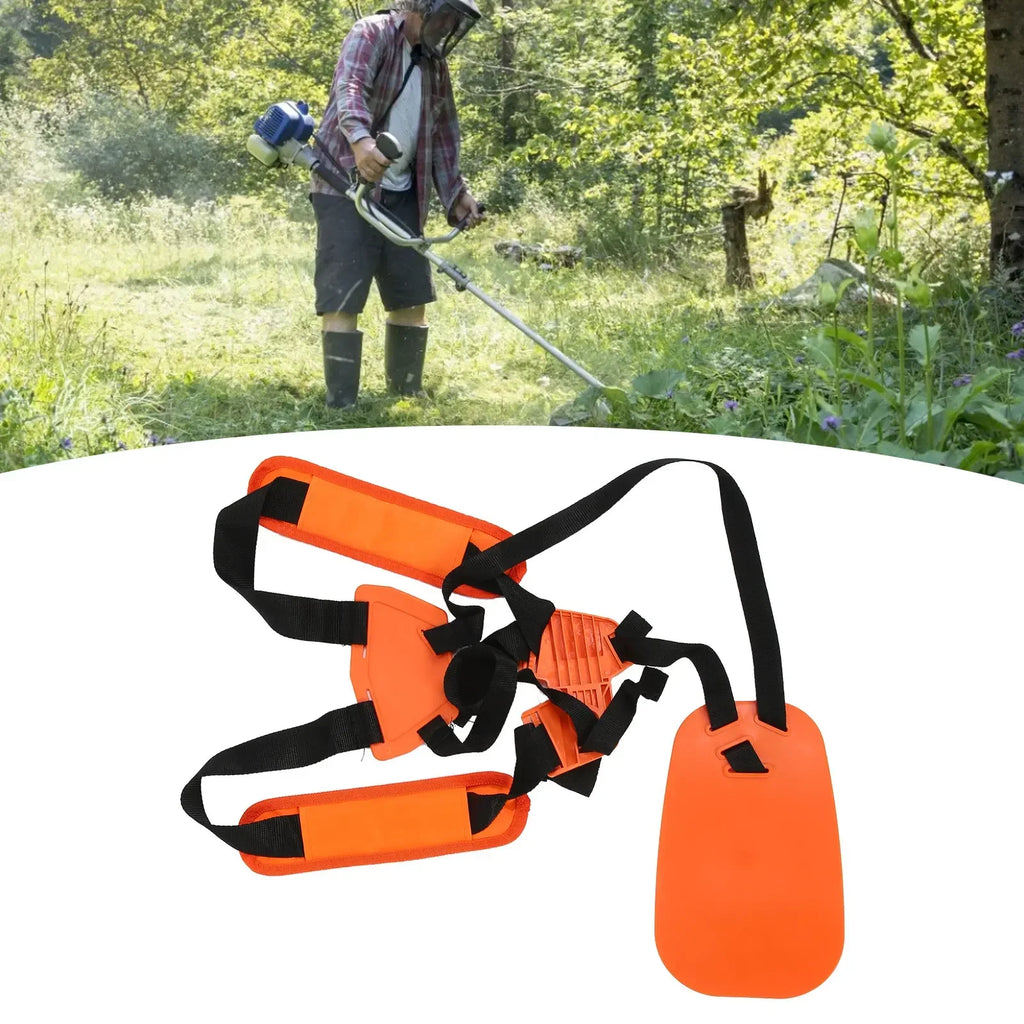 Brush Cutter Strap Trimmer Shoulder Strap Lawn Mower Harness Strap Double Shoulder Nylon Belt for Brush Cutter Strimmer Harness Quake