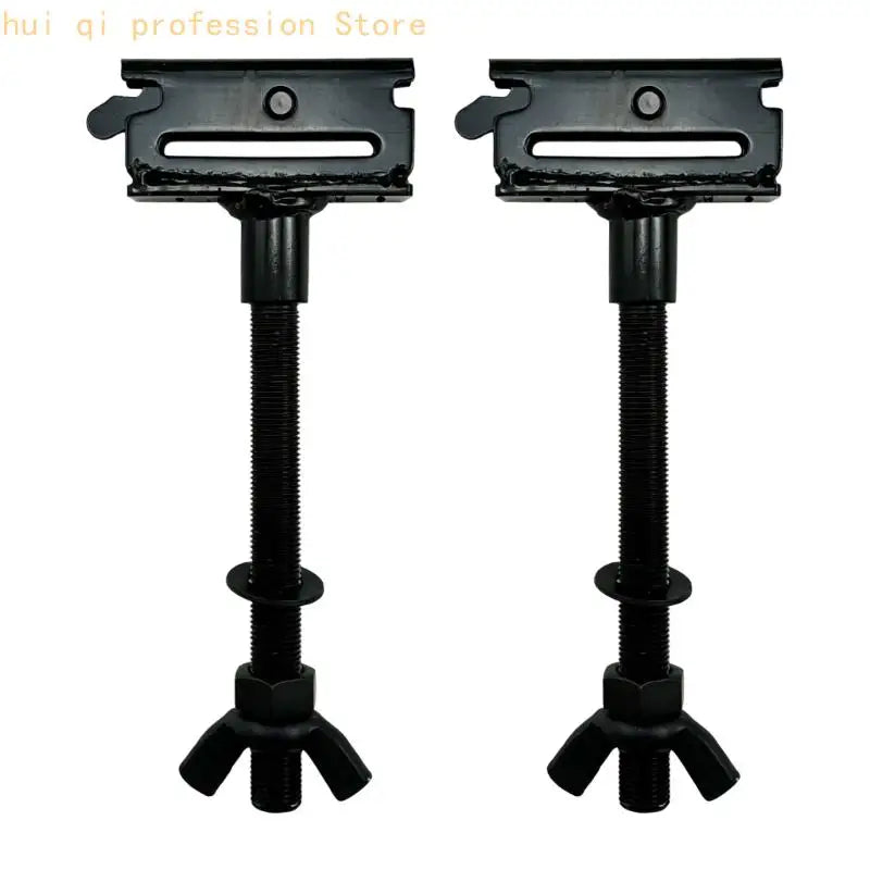 Threaded Post Tire Hanger Bracket Set for Trailer Wall Storage H8WE Quake Black CN