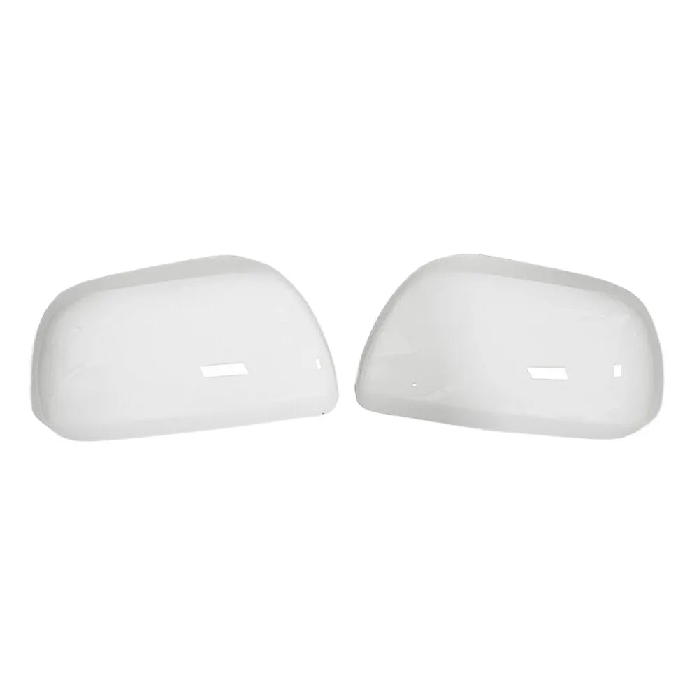 For Toyota Tacoma 2012-2015 2x Car Replacement Rearview Side Mirror Cover Wing Cap Exterior Case Trim Accessories Vehicle Decor Quake White