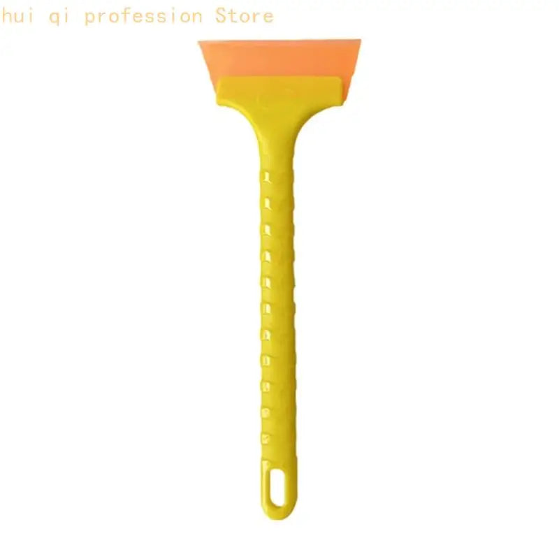 Long Handle Squeegee Wiper Ice Scraper For Car Window Glass Cleaning With Rubber Blade And Nonslip Grip H8WE Quake for Orange China Mainland