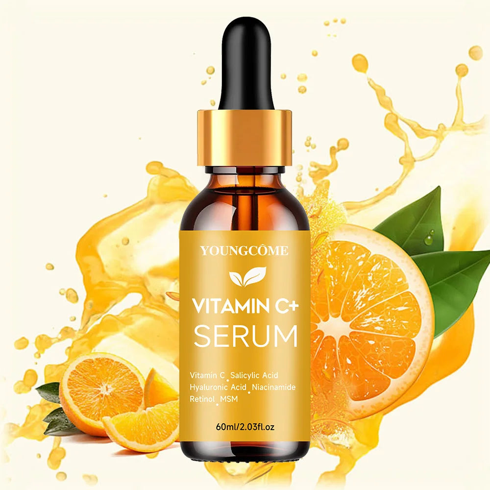  Vitamin C+Serum Wrinkle Remover Face Serum Lifting Firm Fade Fine Line Anti-aging Essence Whitening Brighten Nourish Skin Care Quake