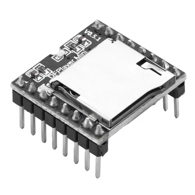 YX5200 DFPlayer Mini MP3 Player Module MP3 Voice Decode Board Supporting TF Card U-Disk IO Serial Port AD Compatible for Arduino Quake 5PCS YX5200