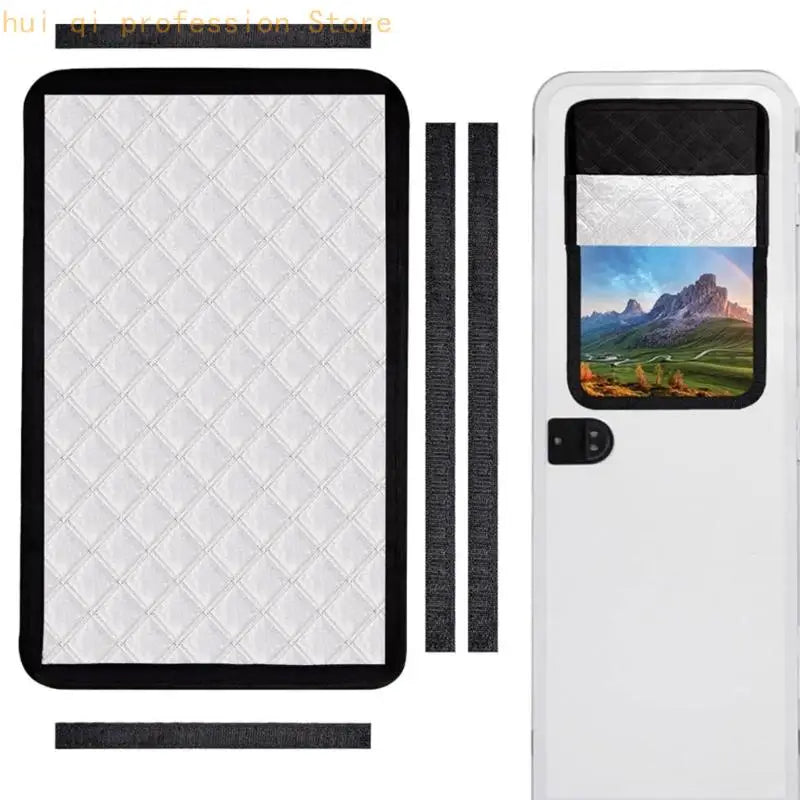 Heat Insulation Trailer Window Shades Curtains Flexible Easy Installation H8WE Quake CN