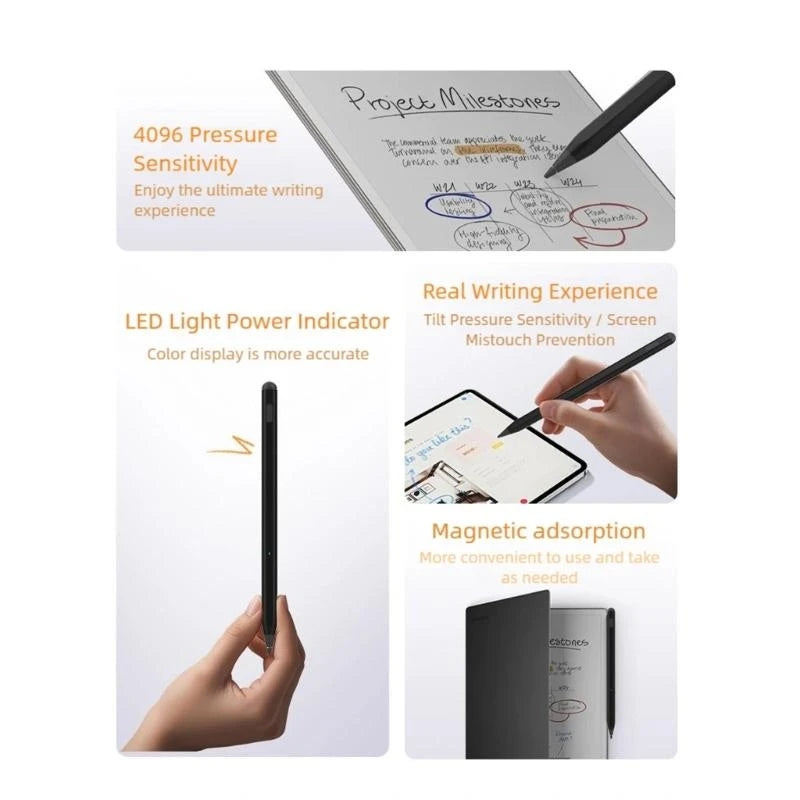Rechargeable Writing Pen Pressure Sensitivity for RemarkablePaperPro K1KF Quake