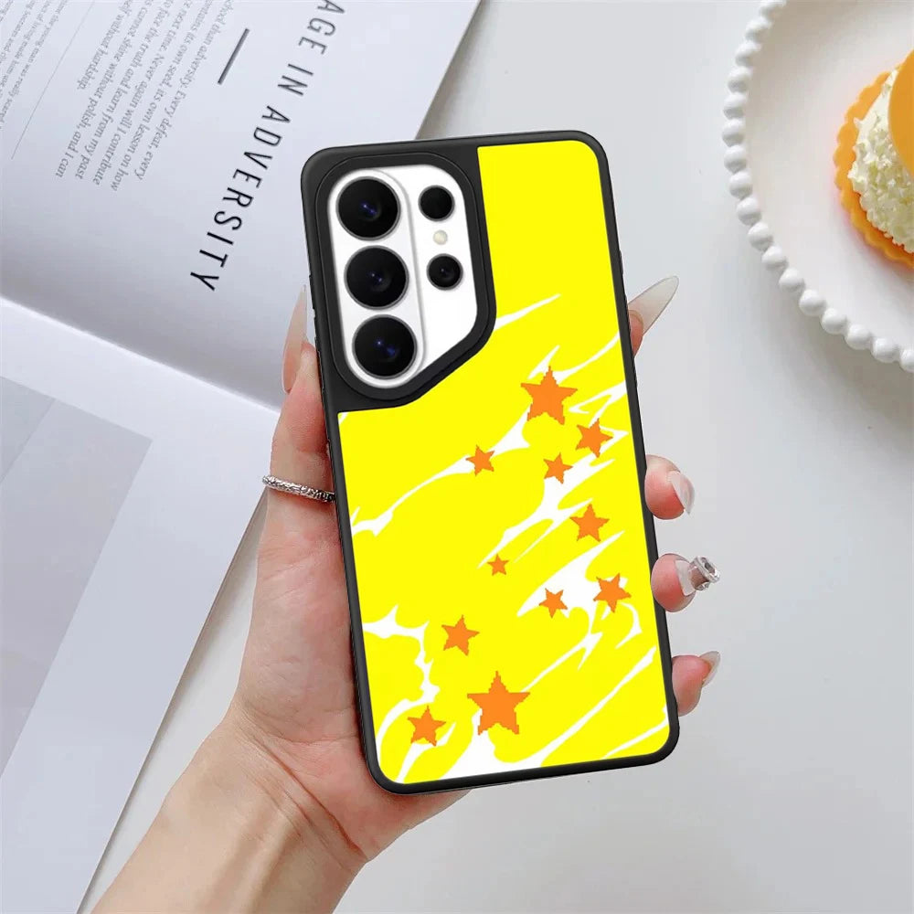 Star Love Shape Spark Mirror Surface Magnetic Phone Cover for Samsung Galaxy S23 S24 S25 S26 Ultra S26+ Plus Case Quake