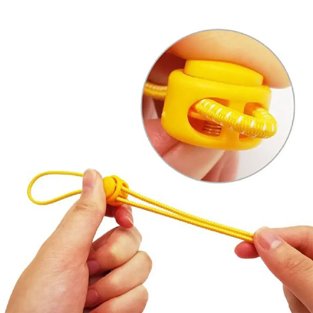 10Pcs Paracord Lanyard Spring Cord Lock Stopper Backpack Sportswear Shoelace Bag Parts Accessories Rope Clamp DIY Shoelace Quake