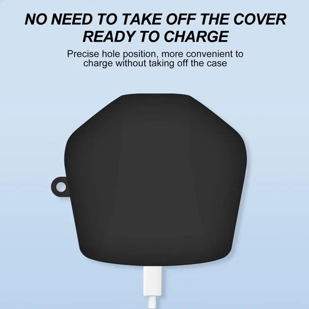 with Carabiner Headphone Storage Case Silicone Soft Earphone Protector Waterproof Shockproof Carry Bag for Lenovo GM2 PRO Home Quake
