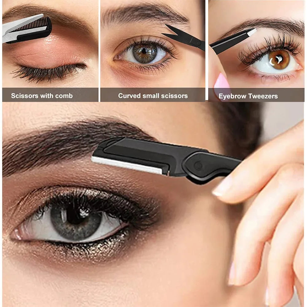 16PCS For Women And Men Eyebrow Trimmer Facial Hair Removal Face Razors Eyebrow Razor Multipurpose Tool Dermaplaning Tools Quake