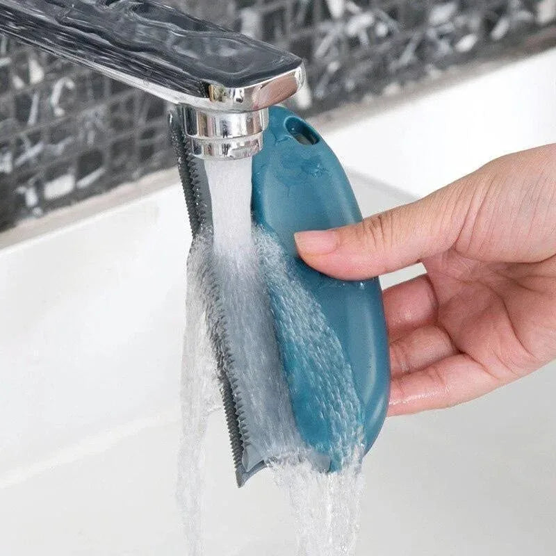 Household Manual Lint Scraper Brush Clothes Sofa Pet Hair Remover Portable Fabric Fur Dust Cleaning Grooming Comb Quake