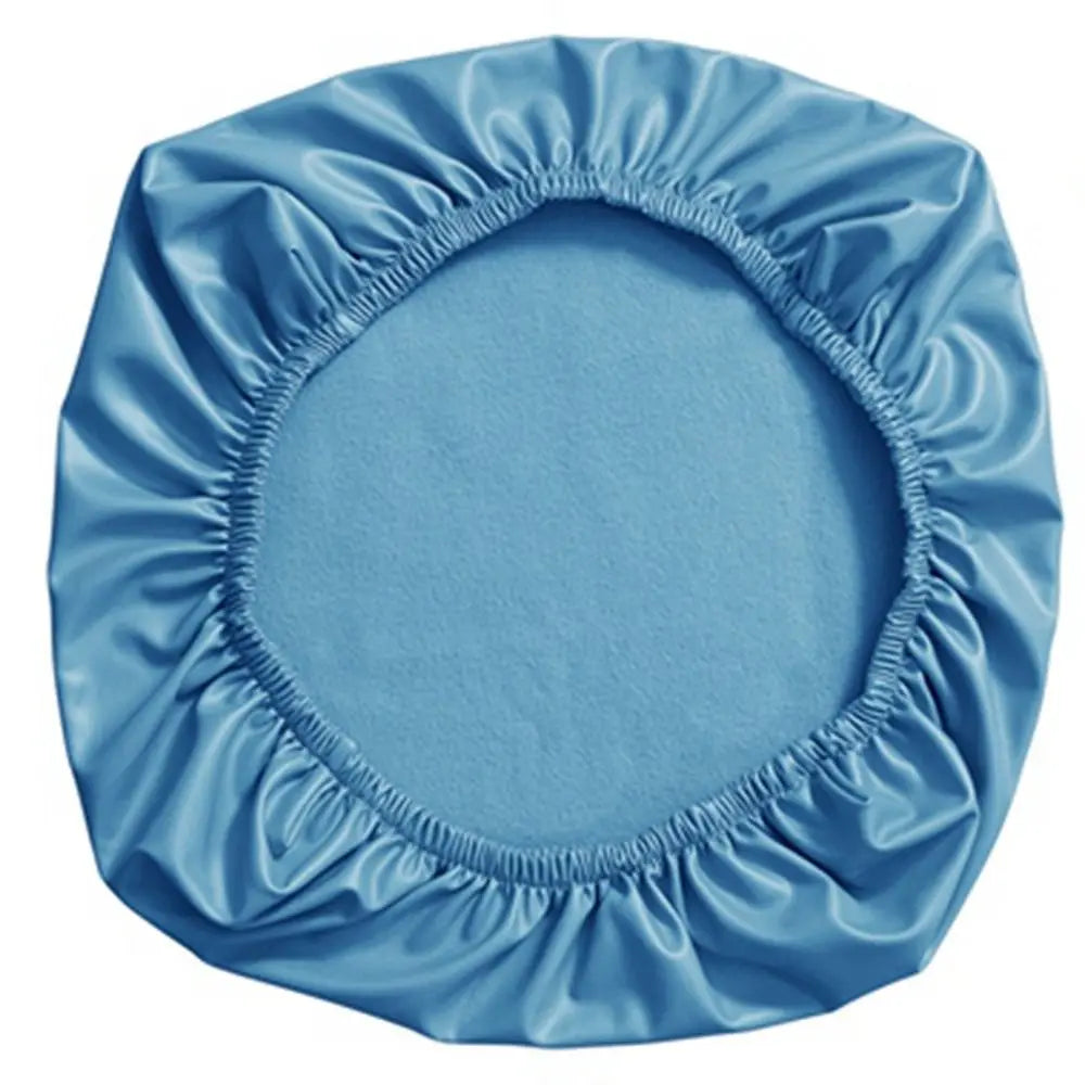 New Waterproof Computer Chair Covers PU Leather Elasticity Chair Seat Covers Office Chair Slipcovers Quake Blue