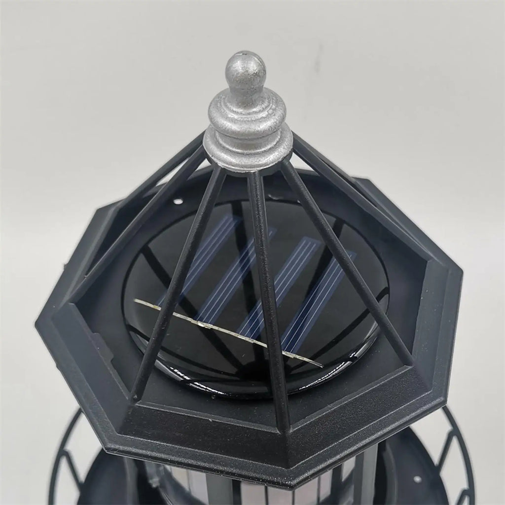 Solar Powered Lamps Outdoor Lighthouse Shaped LED Light Garden Solar Lantern for Landscape and Yard Decoration Quake