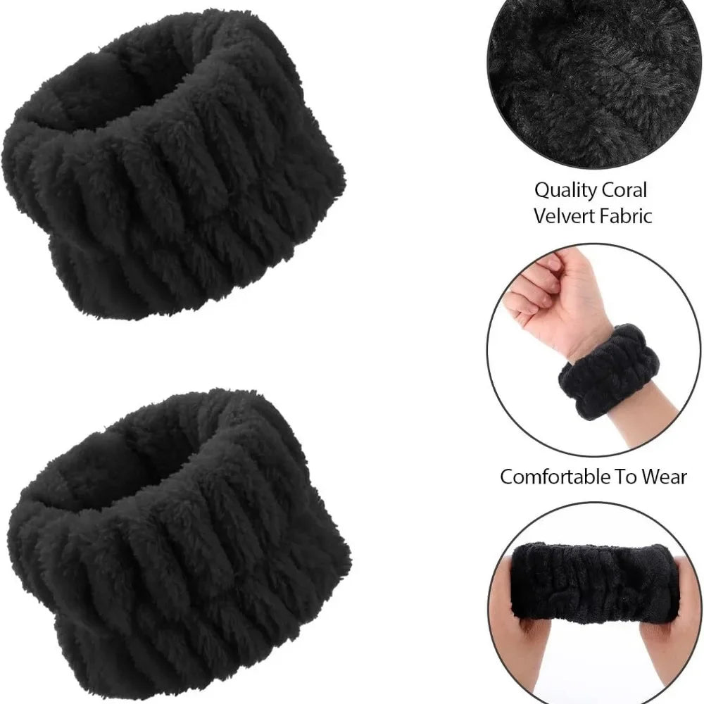European American Twist Sponge Face Washing Makeup Cloud Headbands Hair Accessories Makeup Tool Kits Quake