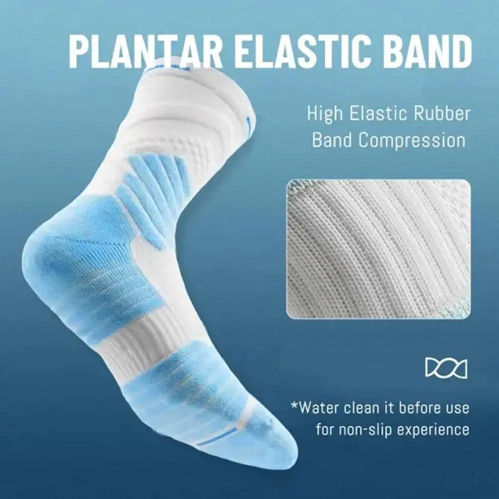 Basketball Socks Bullfighting 2.0 Men High Top Sports Towel Bottom Actual Combat Professional Long Tube Thick Running Socks Quake