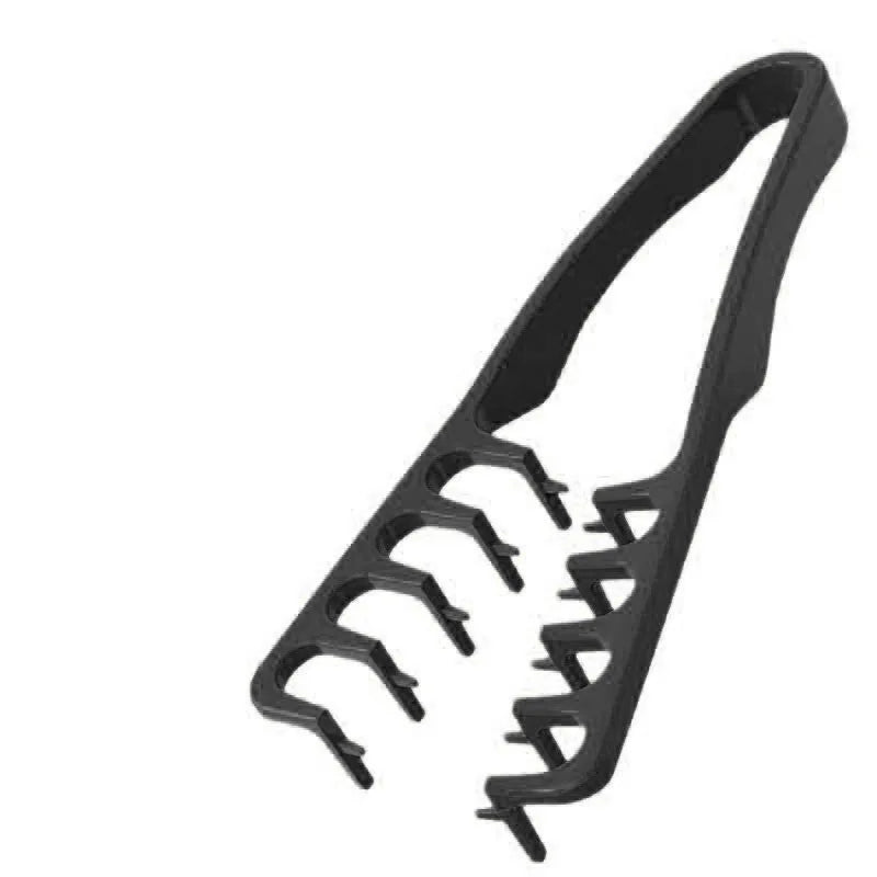 Wide Tooth Fluffy Hair Comb Textured Styling Comb Hair Roots Volumizing Hairbrush Korean Seam Covering Hair Styling Comb for Men Quake black