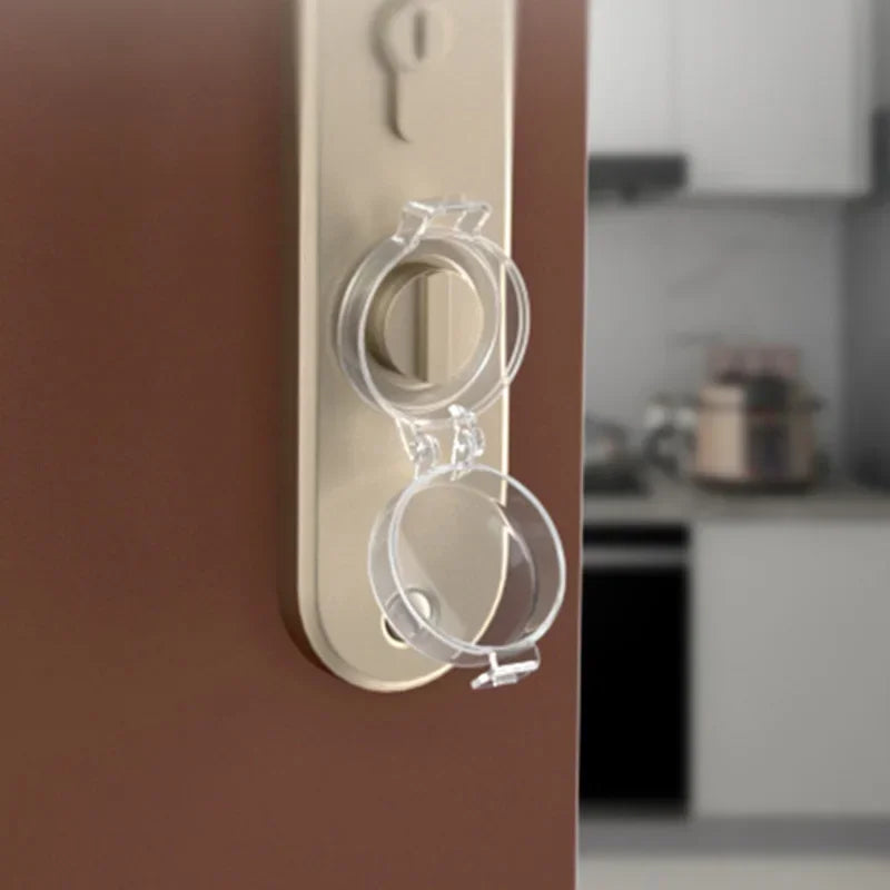 vvocci 1/3/5Pcs Baby Safety Protection Door Lock Products Cover Home Bedroom Door Switch Anti-Locking Lid Kids Protective Quake