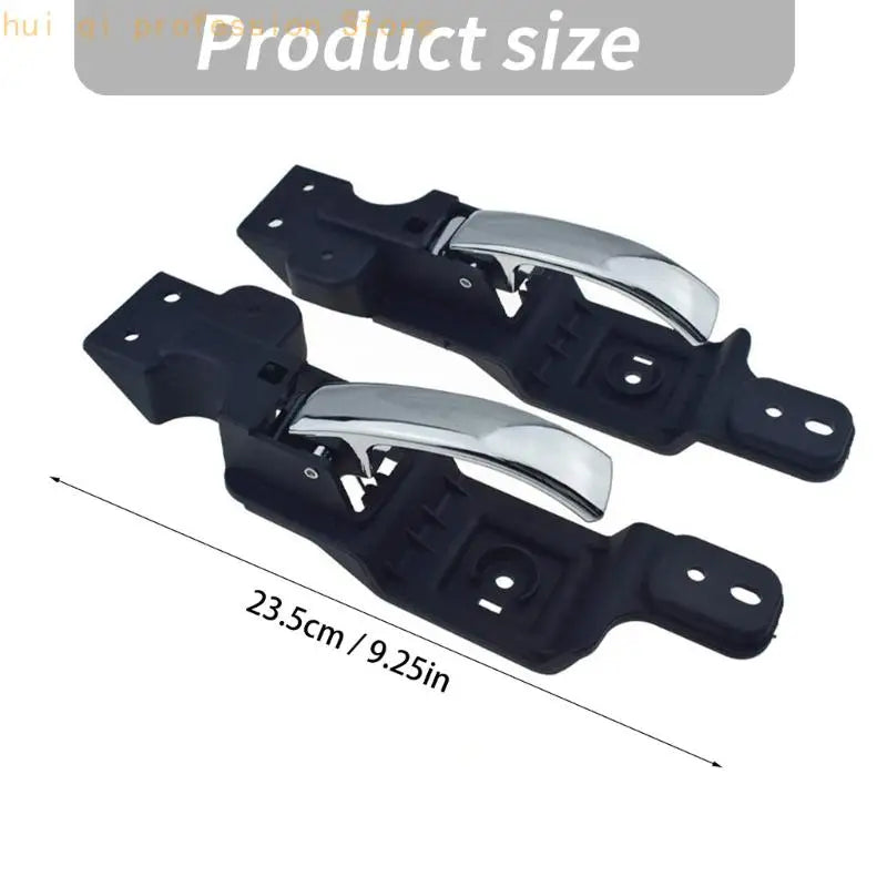 Cabin Interior Door Handle Repair Assembly with Plastic Base and Pull Lever for Vehicle-Specific Front Door Location H8WE Quake