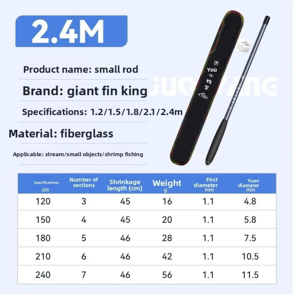Ultra Light Fishing Rod Ultra-Fine Hand-Held Ultra-Fine Rod Stream Rod Short Section Short Section Rod Beginner Fishing Quake
