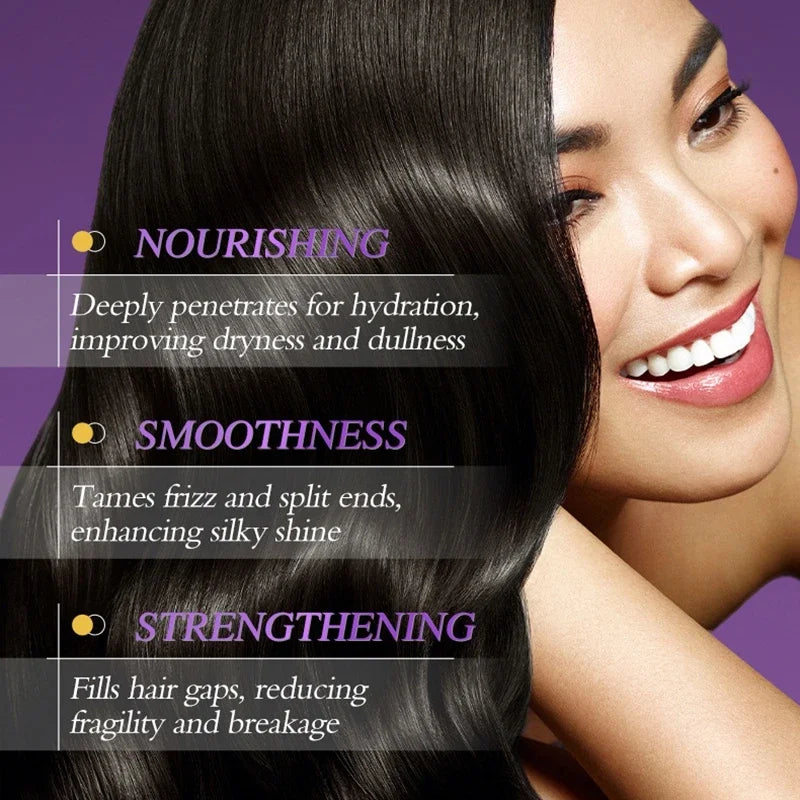 Hair Mask 5 Second Magical Keratin Repair Damaged Frizzy Hair Soft Smooth Shiny Nutrition Deep Moisturize Hair Treat Care Produc Quake