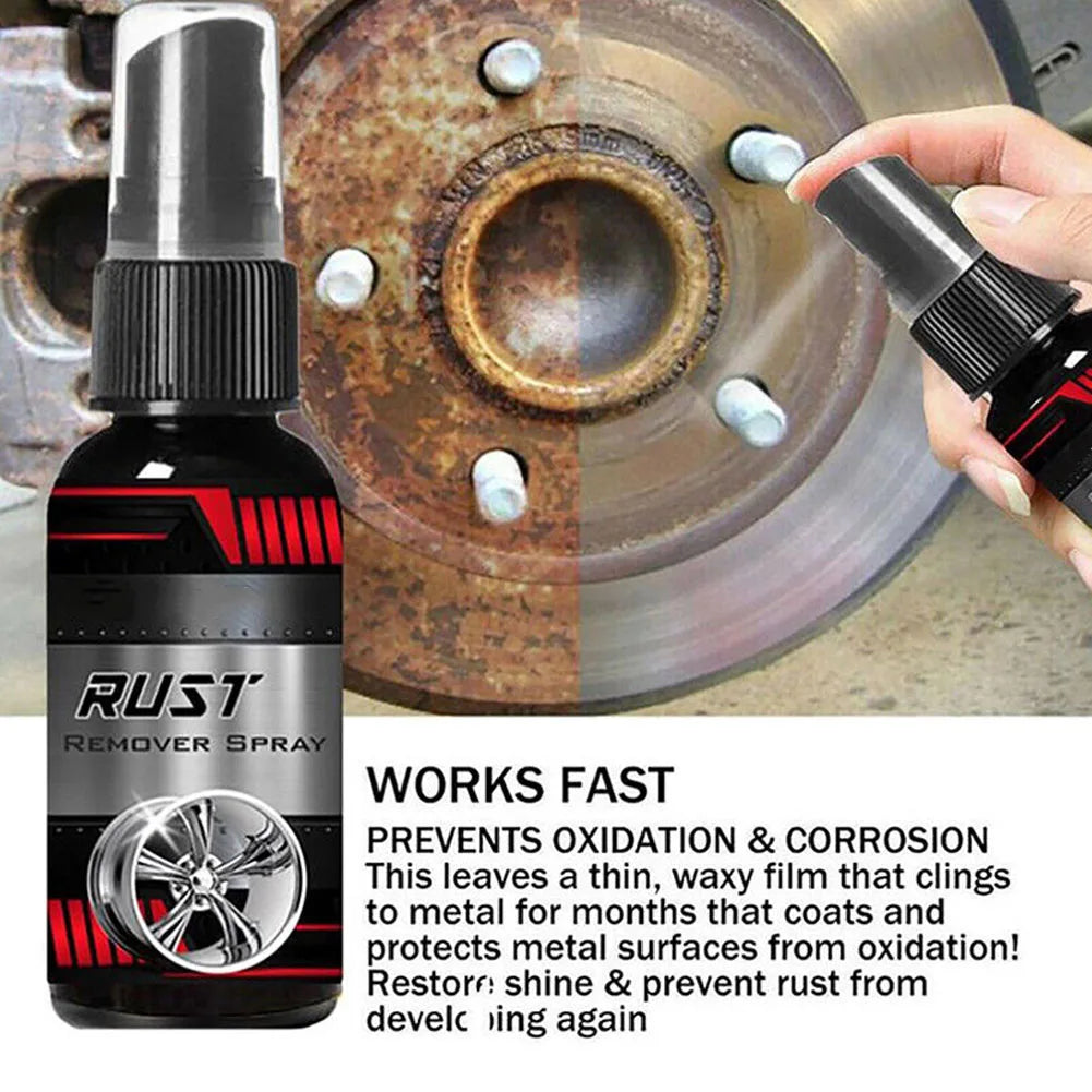 Car Iron Rust Removal Remover Spray Multi Purpose Derusting Cleaner Auto Anti Rust Spray For Bathrooms Toilets Car Quake
