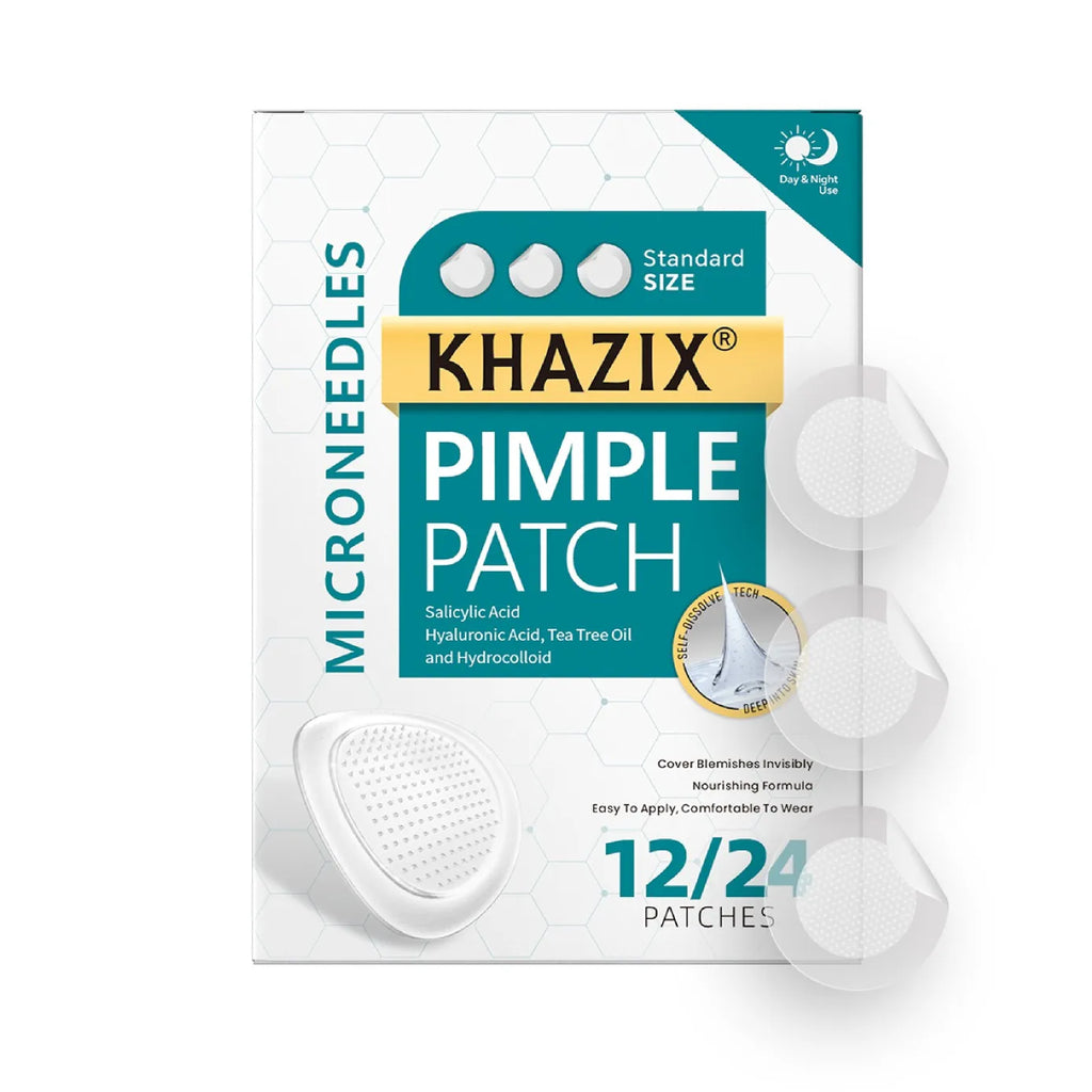 Micro Needle Pimple Patch (24 Pack) Hydrocolloid Micropoint Pimple Patch For Acne & Pimples Microdart Patch, Micro Dart Pimple P Quake 24pcs