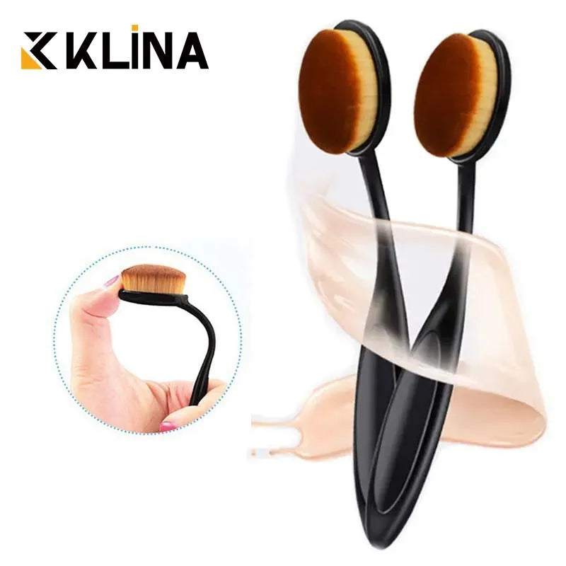 1/2/5/10PCS Large Foundation Brush Toothbrush Shape Makeup Make Up Tool Get Fast Even Application of Creams and Powders Cosmetic Quake