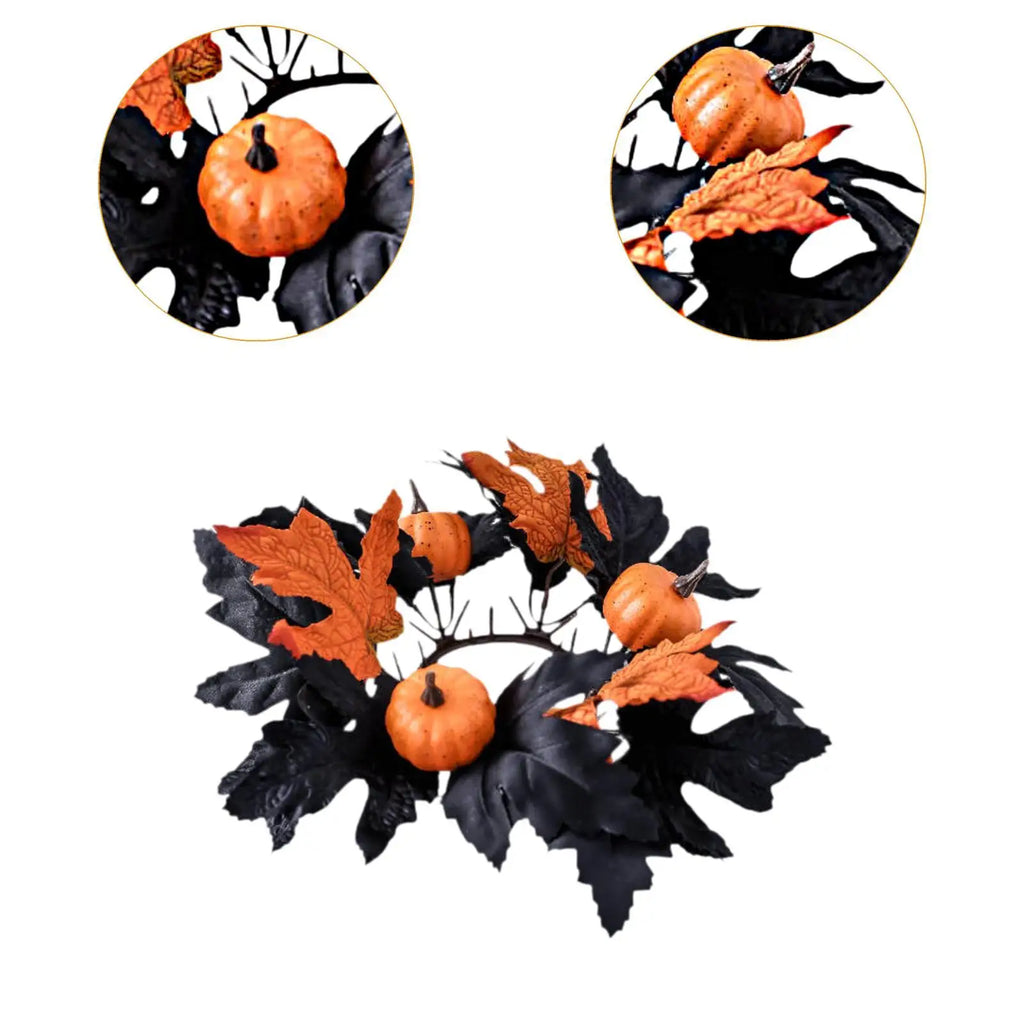 Halloween Wreath for Front Door Haunted House Decorative Home Ornament Prom Decoration Holiday Club Party Porch Halloween Wreath Quake