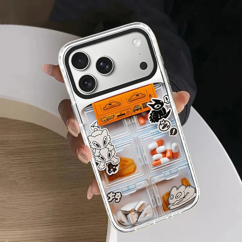 6090633 White Border Magnetic Case: Compatible with IPhone 18 17 16 15 14 13 Pro Max 18Pro Quake
