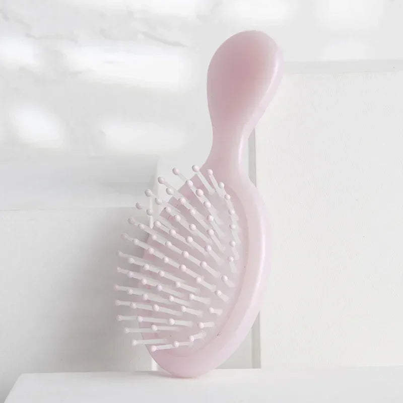 Air Cushion Hair Comb Children Travel Portable Anti-static Smooth Mini Hair Brush Candy Color Small Scalp Massage Hair Care Comb Quake