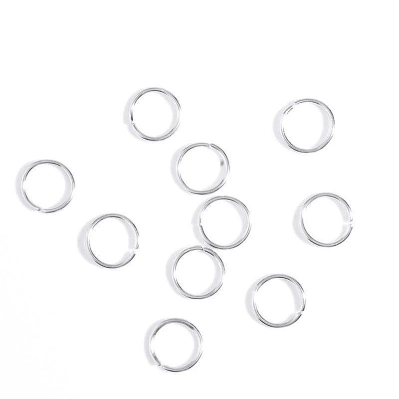 5-50 Pcs/set Opening Silver Hair Ring Hip-hop Hair Braid Charm Dreadlock Beads Clips Cuffs Rings Jewelry Dreadlocks Accessories Quake 10pcs 1