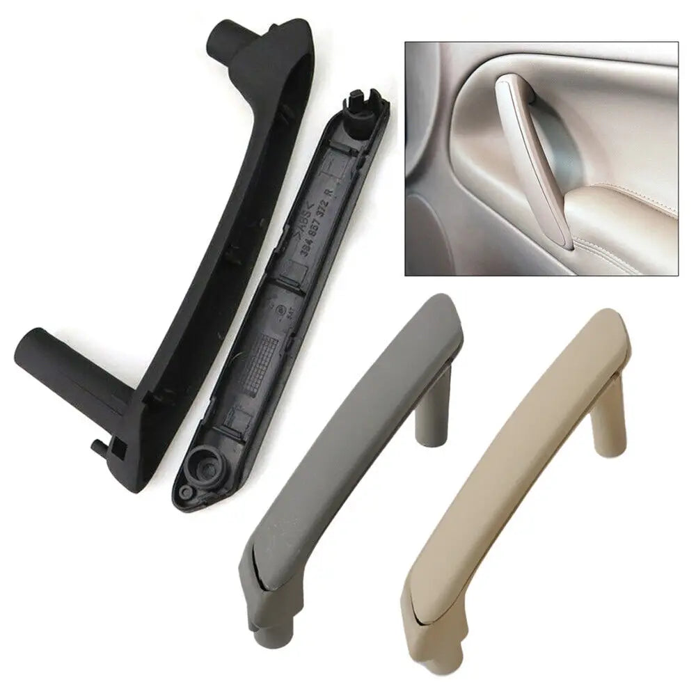 For VW Passat B5 1998-2005 3Pcs Front Right Rear Left Rear Right Car Interior Door Pull Grab Handle Trim Cover Caps Accessories Quake