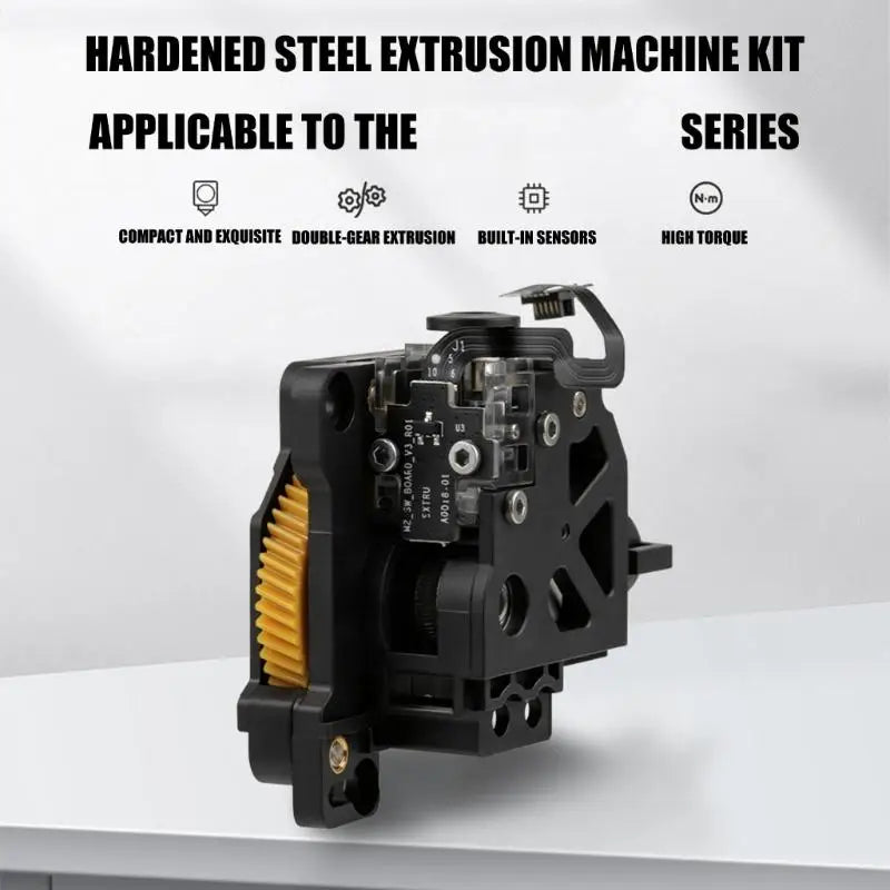 Upgraded Low Noise Extruder Module Hardened Steel Extruder Heat Management for P1S P1P X1C 3D Printer Accessories K1KF Quake CN