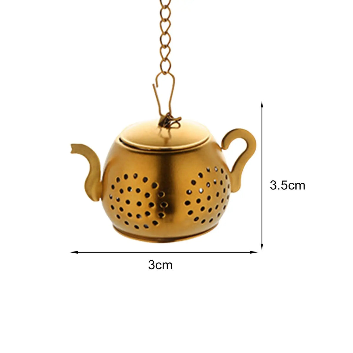 Tea Infuser Teapot Shape Sturdy Loose Tea Filters Lightweight Tea Ball Strainer Quake