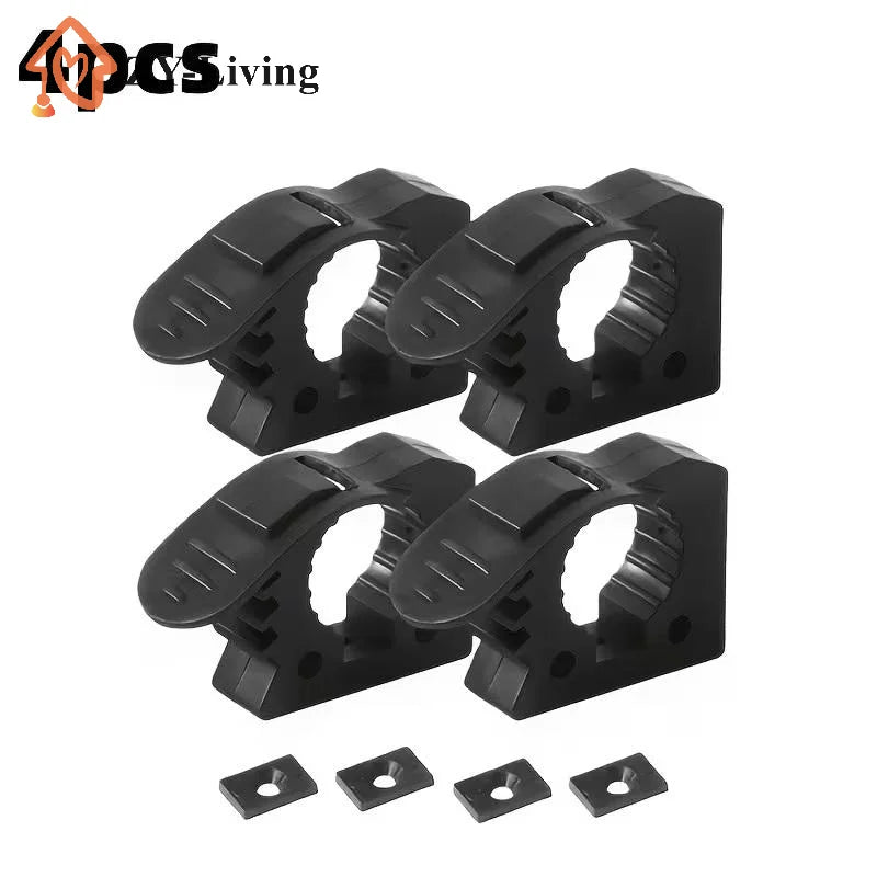 2/4Pcs Quick Fist Clamp For Mounting Tools Equipment Rubber Clamp Ideal For Offroad Vehicles, ATV, UTV, Truck Part Accessories Quake