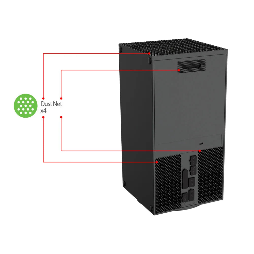 Filtro De Polvo Para Xbox Series X, Conector De Polvo Para Consola De Juegos XBOX, Conjunto De Enchufe De Polvo Simple Quake