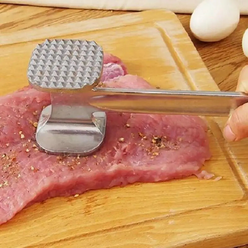 1PC Zinc Alloy Meat Tenderizer Hammer Mallet Tool for Pounding Beef Steak Chicken Pork Meat Hammer Kitchen Tool Quake