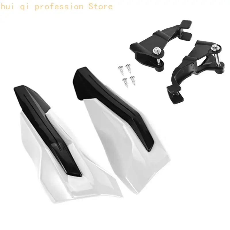 Replacement Handguard for Trail Bars, Plastic Guard Pair with Brackets for Brush Contact and Cold Wind Use H8WE Quake