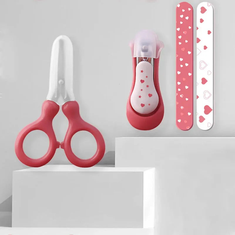 Storage Set Baby's Nail Clippers Kits baby nail trimmer Children's Care Tools For Kids Nail Clipper Scissors Nail Clippers Quake