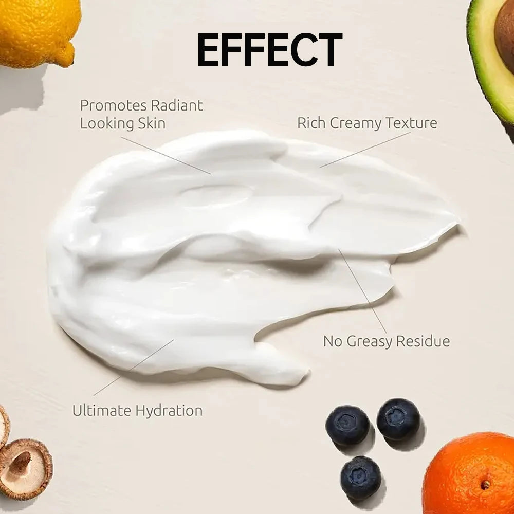 Vitamin C and hyaluronic acid skin care cream Anti Aging Firming Lifting Fade Moisturizing Brightening Skin Care Cosmetic Quake