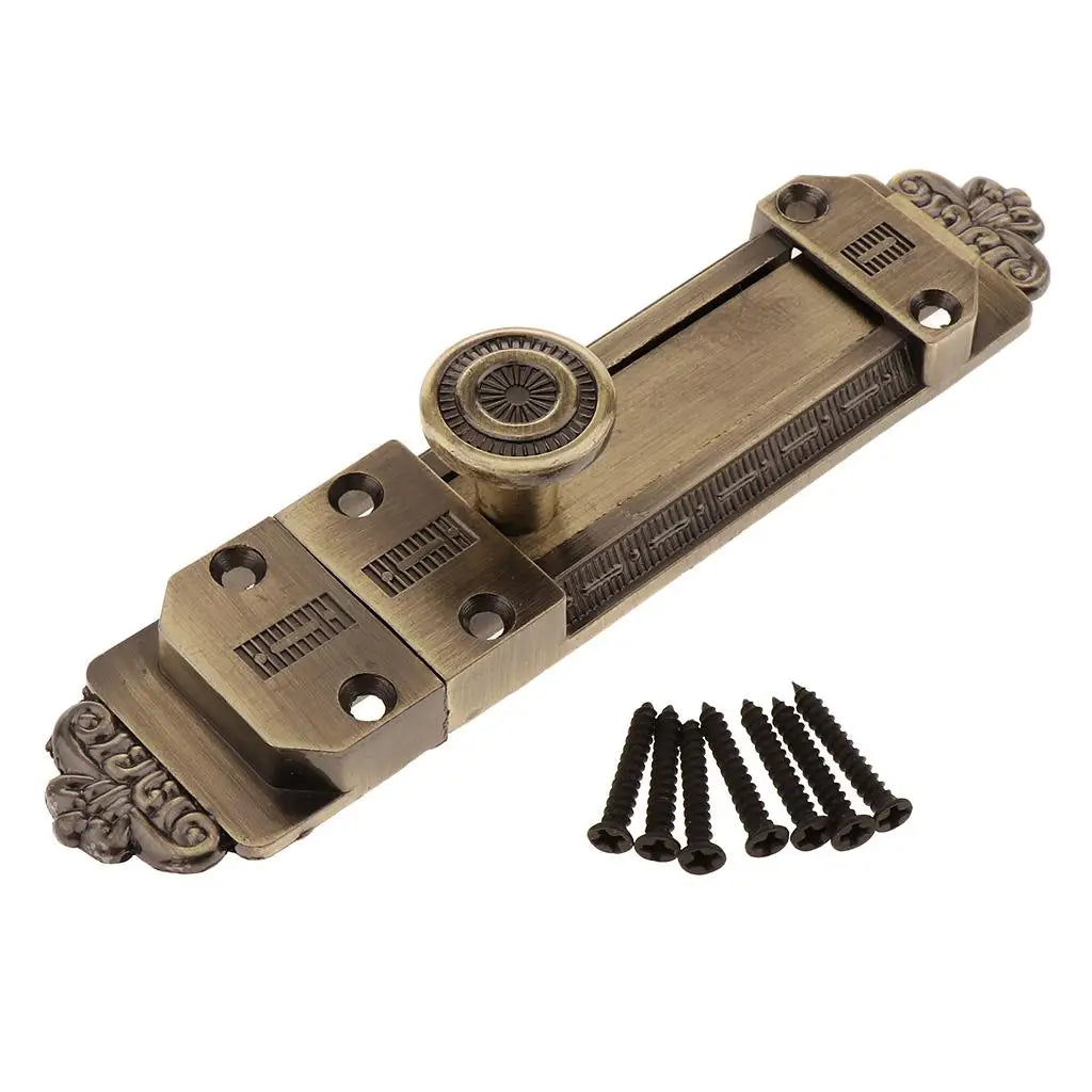 Vintage Window Bolt Lock Zinc Alloy Antique Bronze Fastener for Cupboard Door Interior Closet Protection Quake Bronze