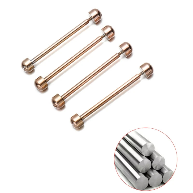 1 Pair Watch Strap Screw Pins Smart Watch Bracelet Clasp Buckle Friction Tube Watch Replacement Accessories Repair Tool K1KF Quake