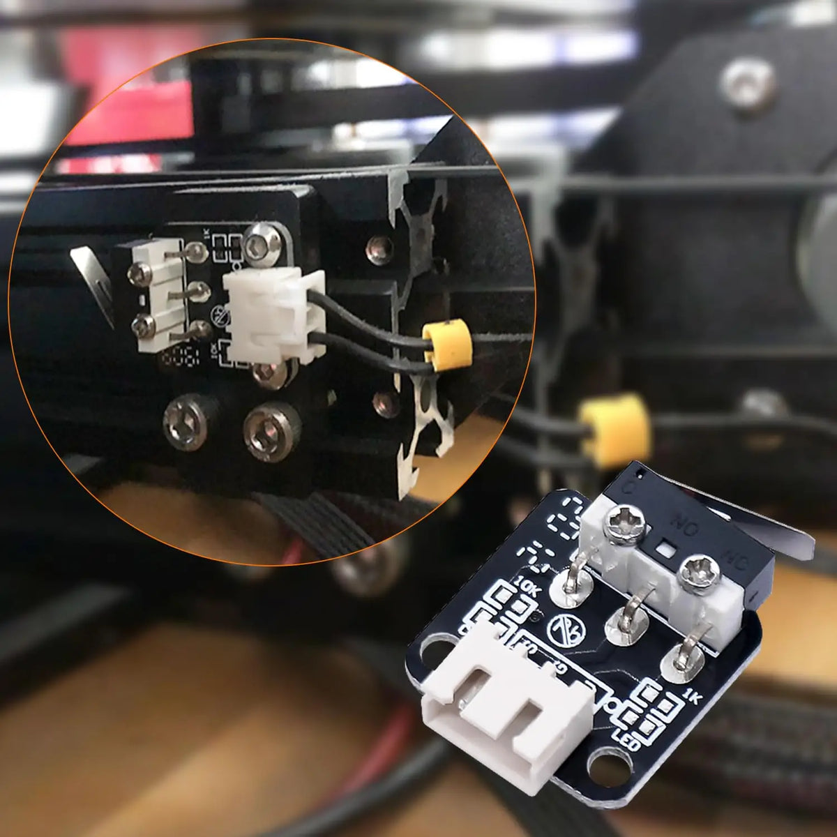 3D Printer Endstop Limit Switch，Ender 3 Limit Switch Printer Part for Ender 3 / Ender 3X / Ender 3 Pro/Ender 3 Prox CR-10 10S Quake
