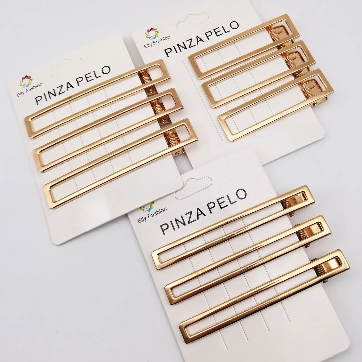 3pcs/set Korean Simple Metal Hairpins for Women Hollow Out Bangs Side Clip Gold Color Hairgrip Broken Hair Styling Accessories Quake